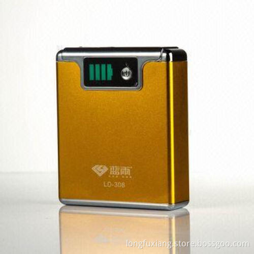 Power bank, CE/FCC/ROHS with dual USB and 2 torches